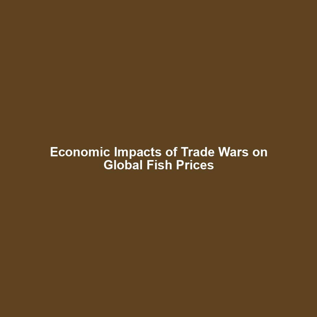 Economic Impacts of Trade Wars on Global Fish Prices