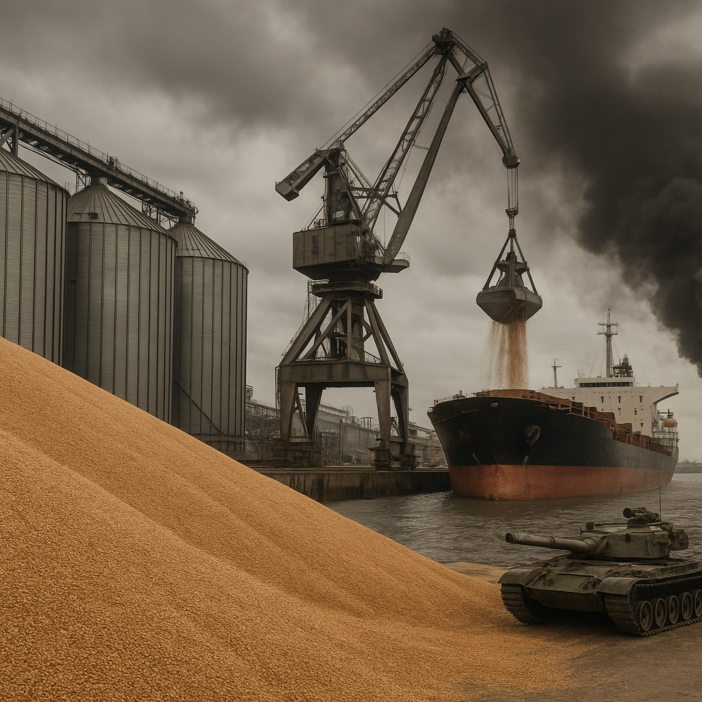 Grain trade disruptions caused by geopolitical tensions