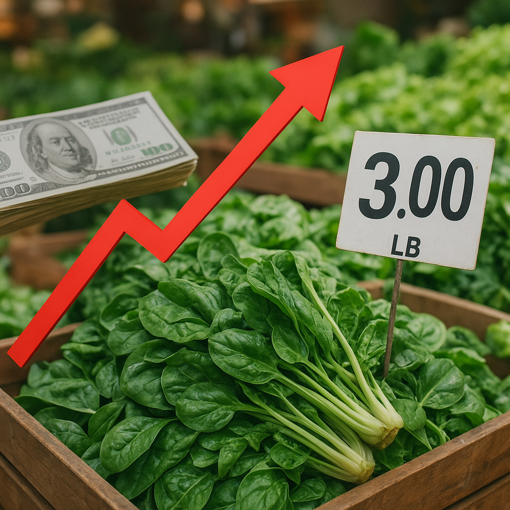 Market forces driving leafy vegetable prices