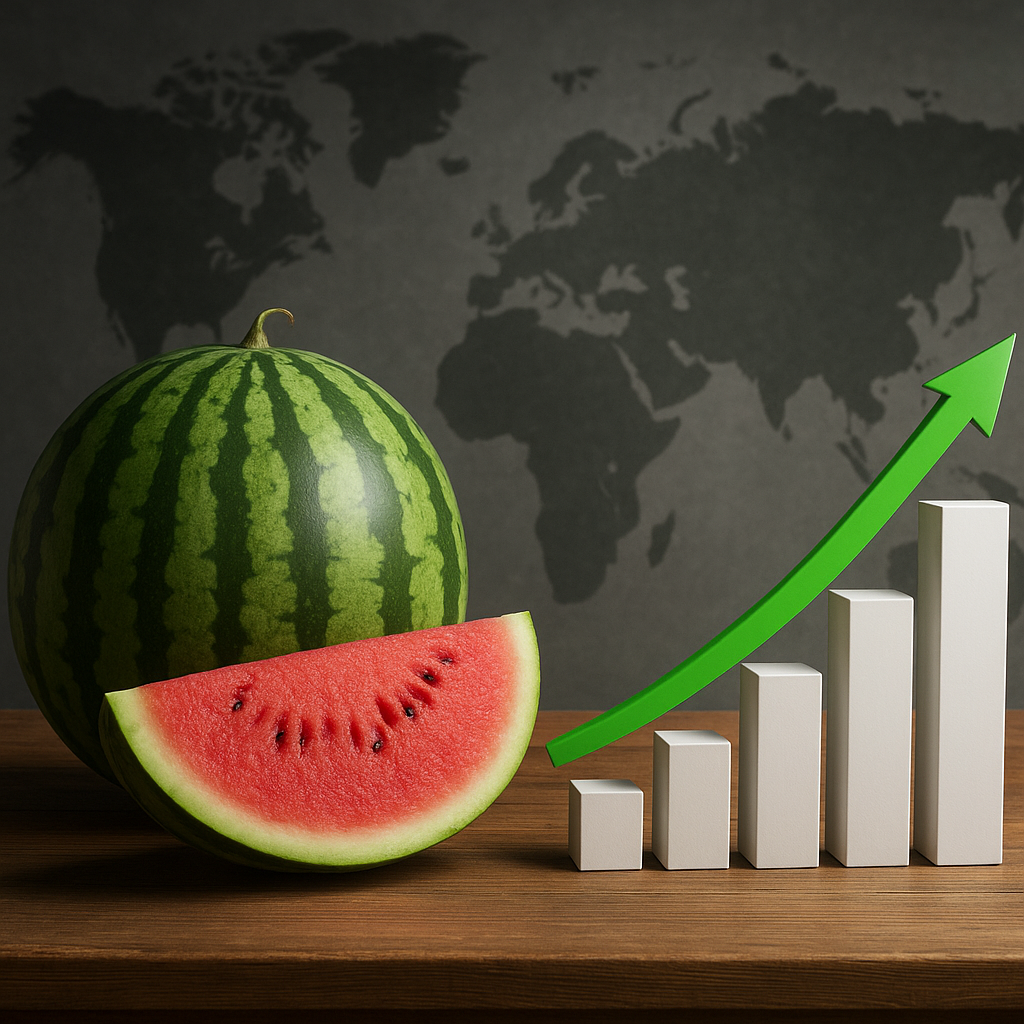 Profit margins in the global watermelon market