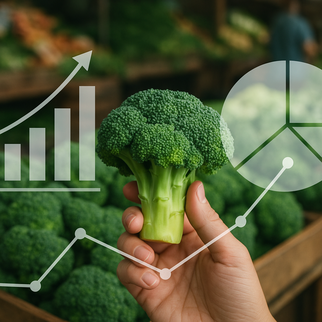 Broccoli market growth and shifting consumer preferences