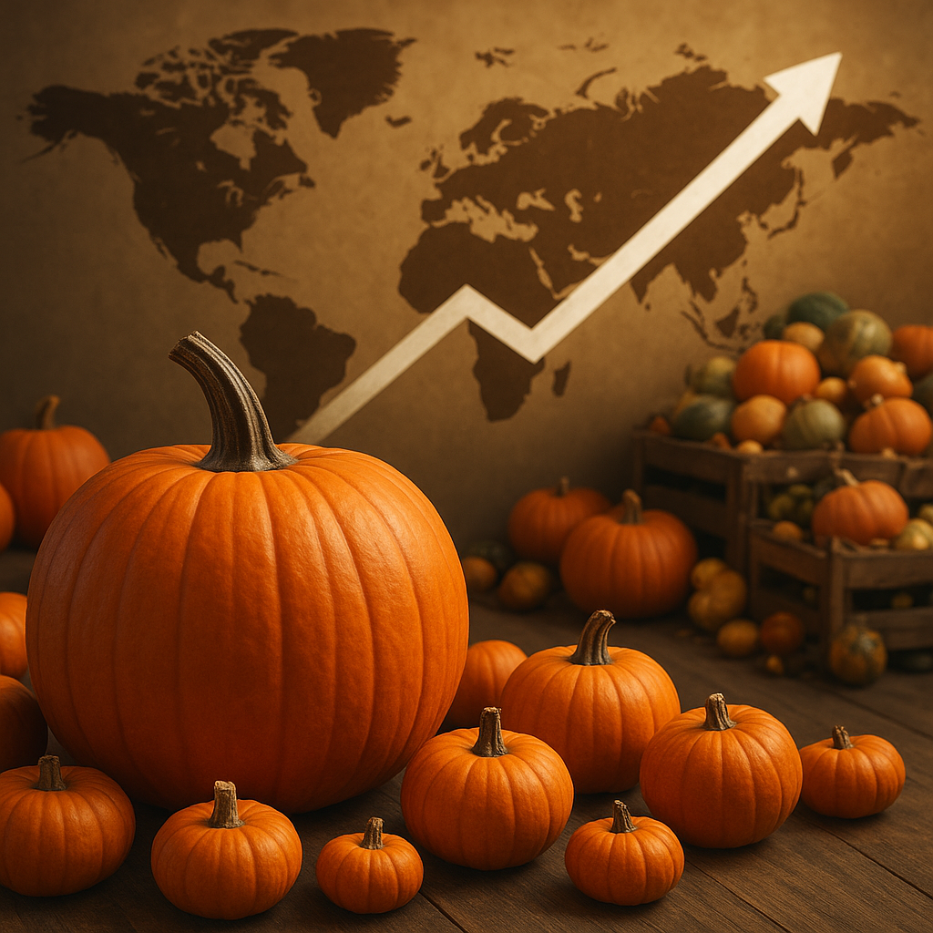 Rising popularity of pumpkins in global markets