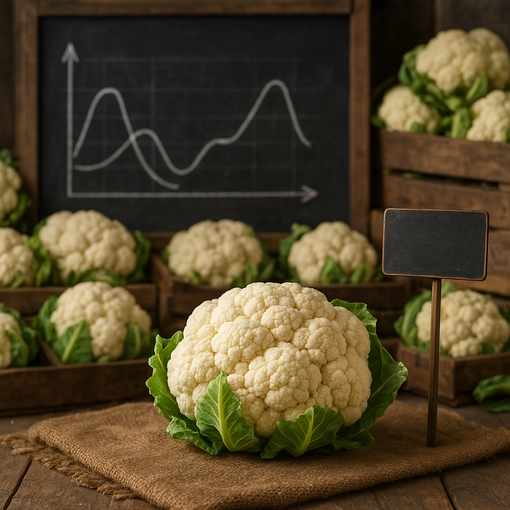 Cauliflower market: supply cycles and pricing