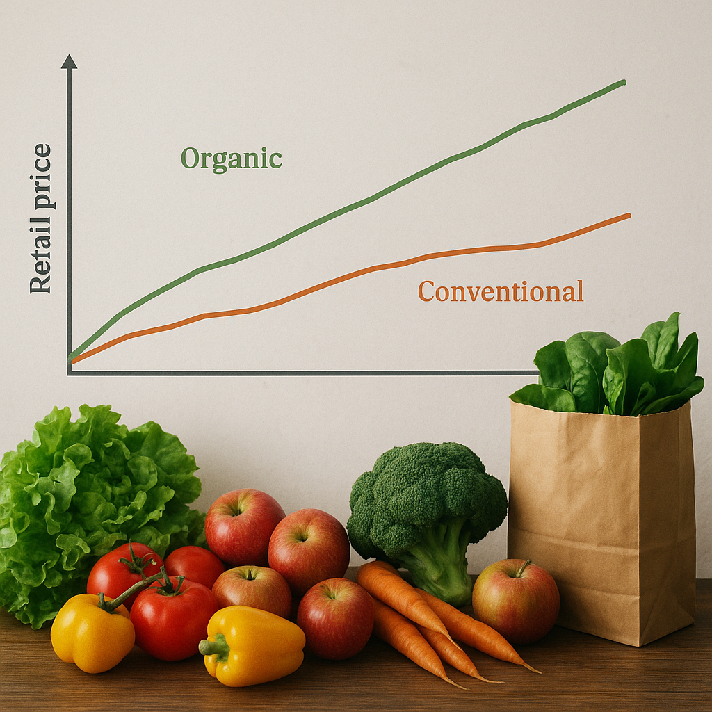 Impact of booming organic production on retail prices