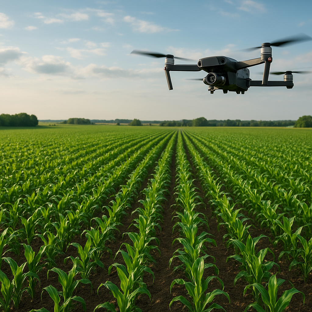 Increasing use of drones in crop management