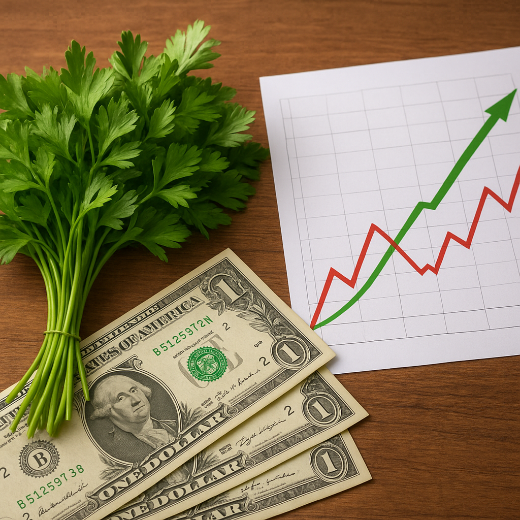 Recent trends in parsley pricing