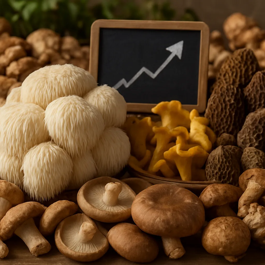 Growing demand for exotic mushrooms