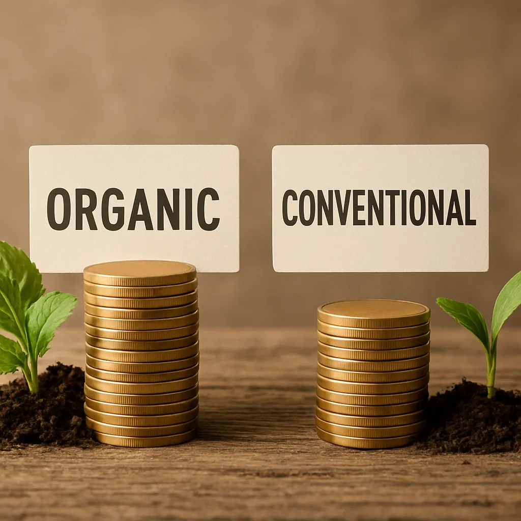 Comparing the costs of organic vs conventional farming