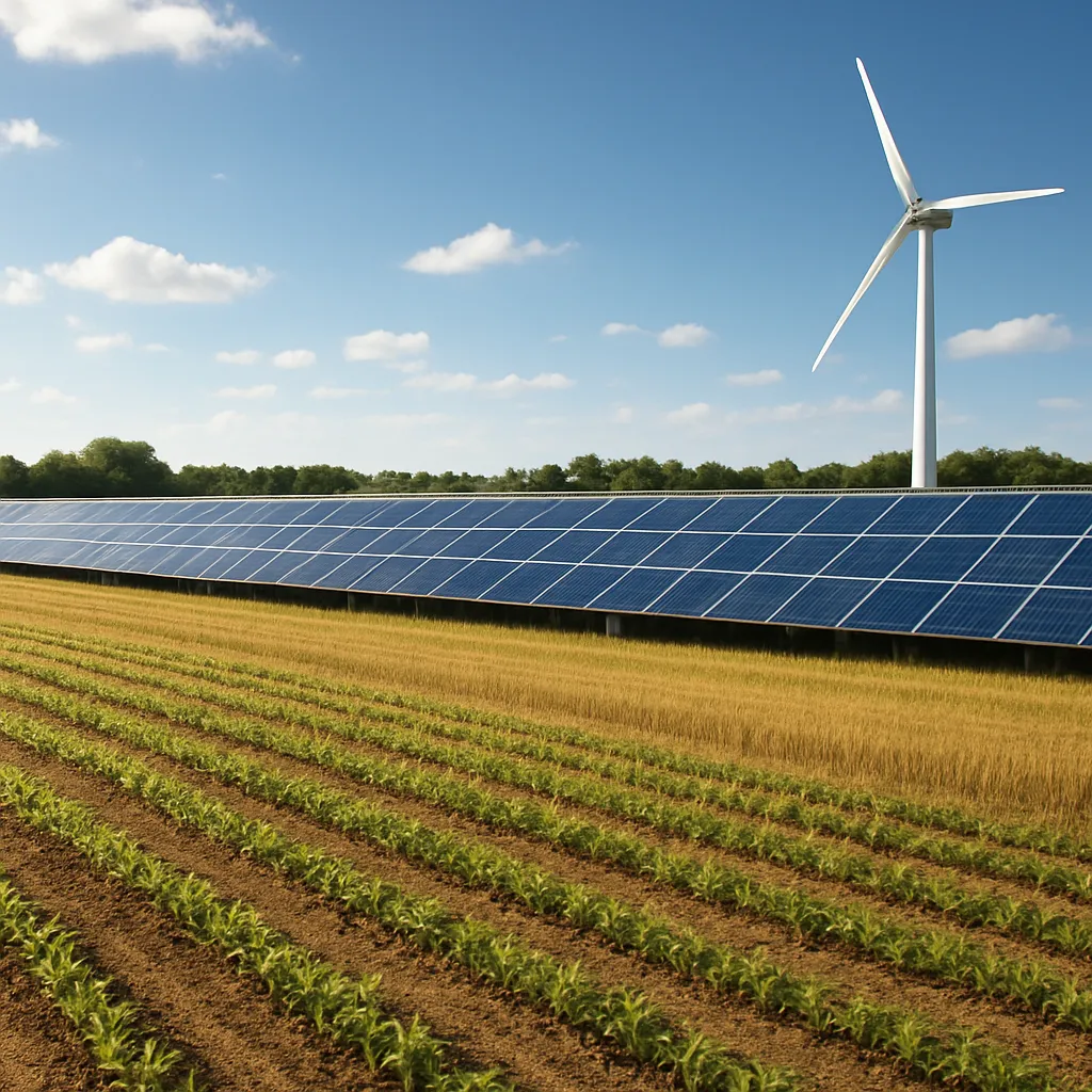 Impact of renewable energy investments on agriculture