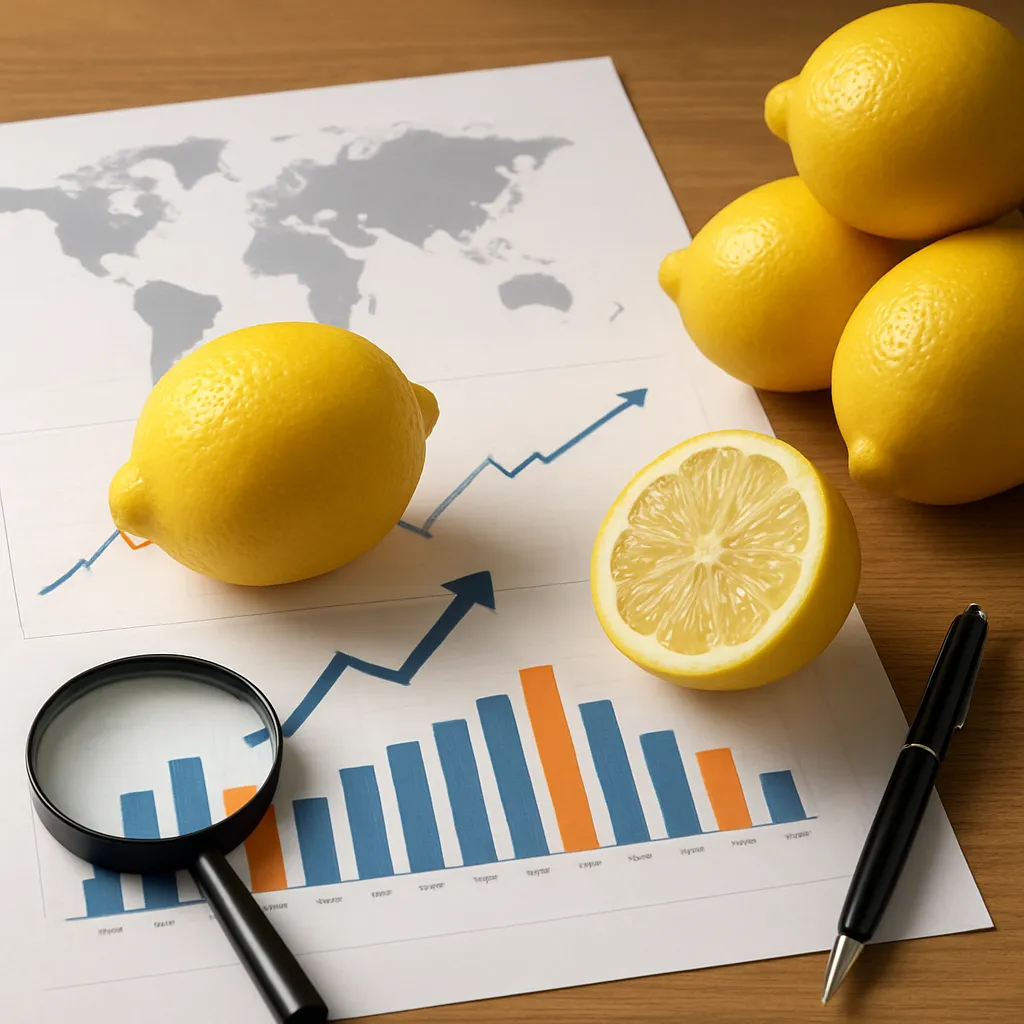Lemon market forecast and global supply shifts