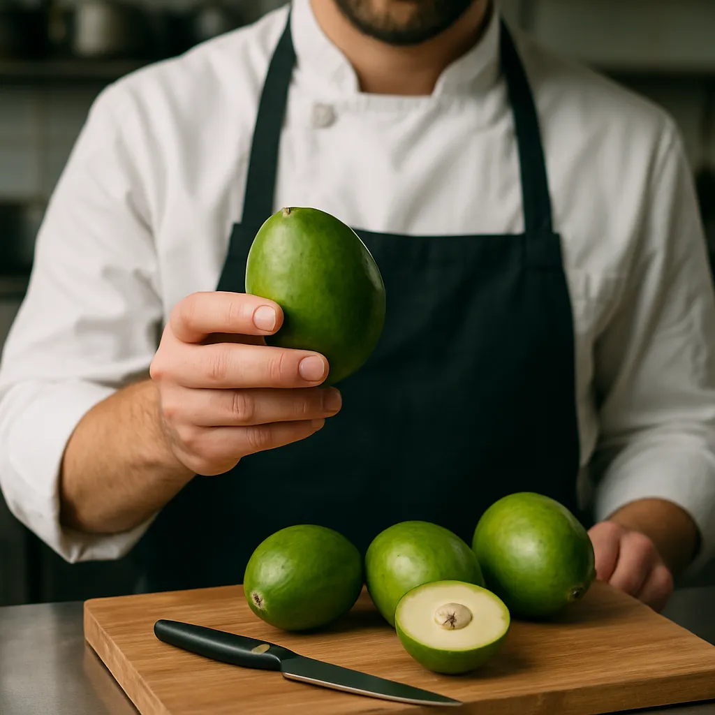 Rising demand for unripe fruit in gastronomy